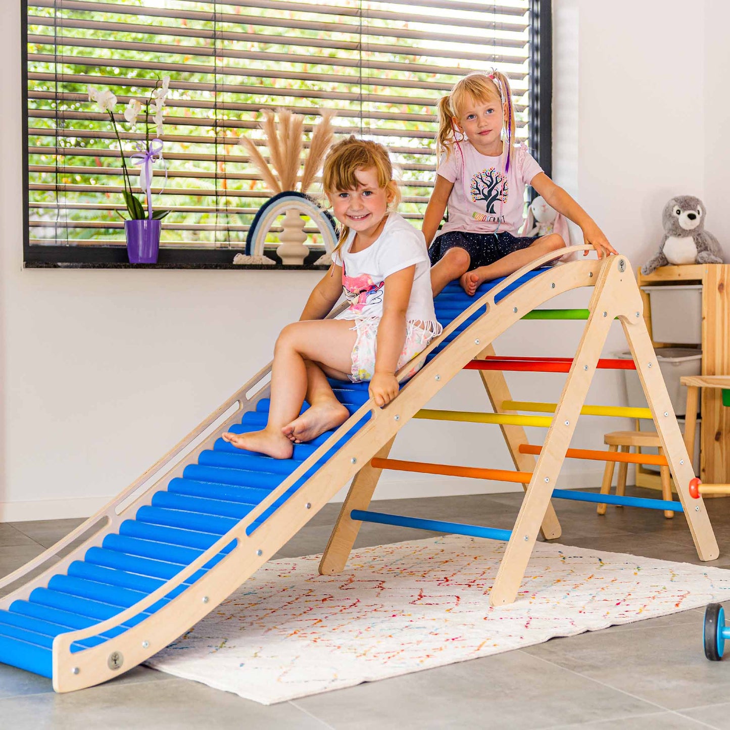 Wave rolglijbaan voor kinderen