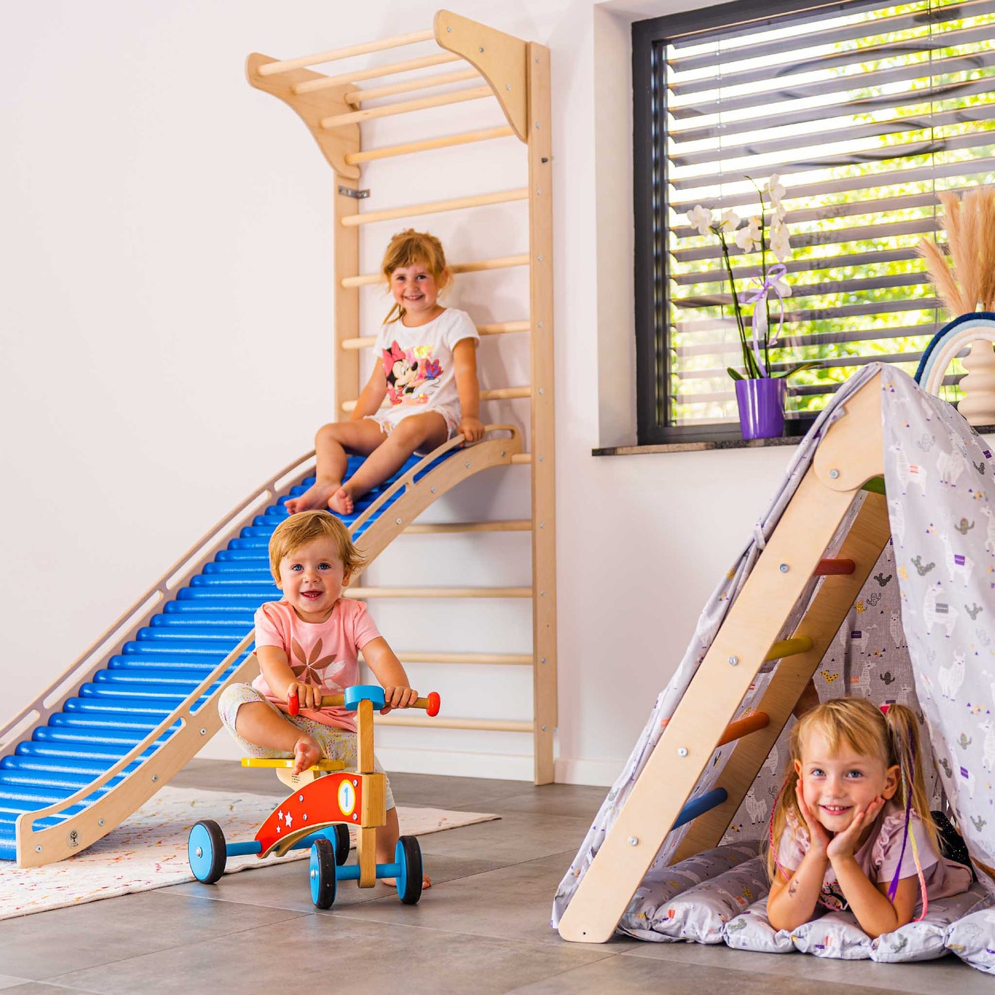 Wave rolglijbaan voor kinderen