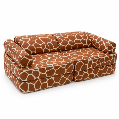 Kompaktes Kindersofa Giraffe – Ansicht 1