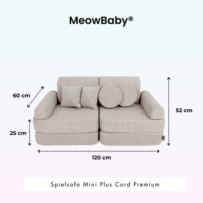 Spielsofa Mini Plus Cord Premium - Slim Cord Edition