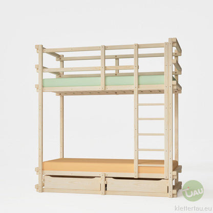 Etagenbett aus Holz  - extra hoch