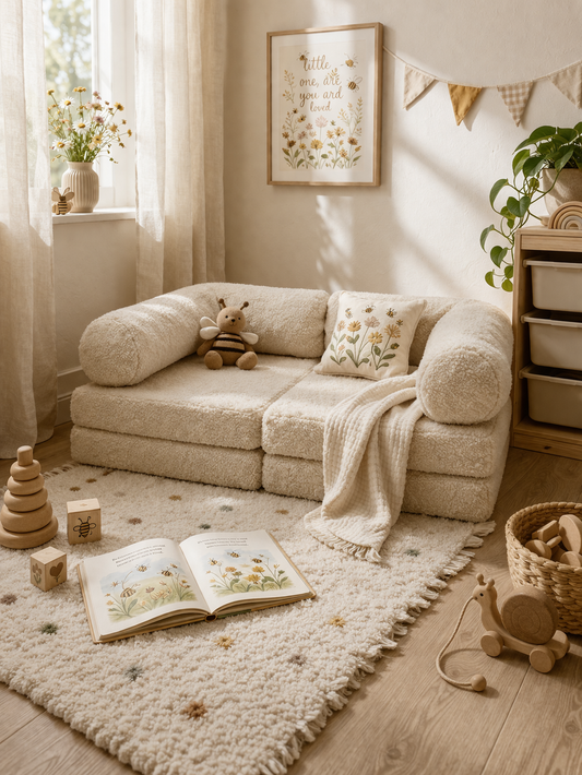 Modulares Kindersofa Teddy Cream – Ansicht 5