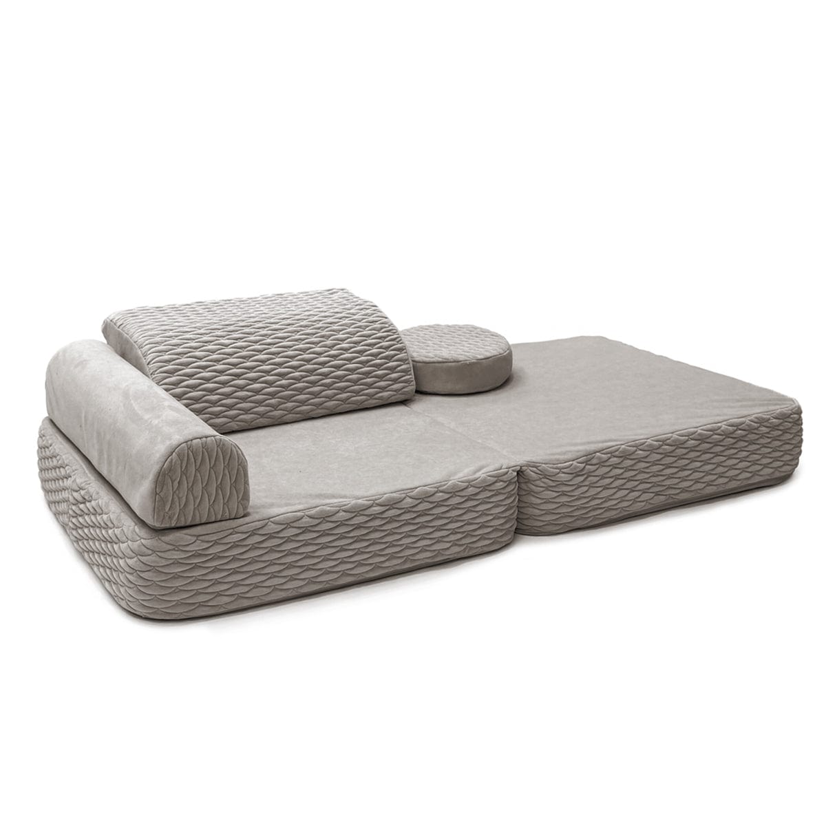 Kindersessel 3-in-1 Dune - Faltbare Kindercouch & Spielmatratze