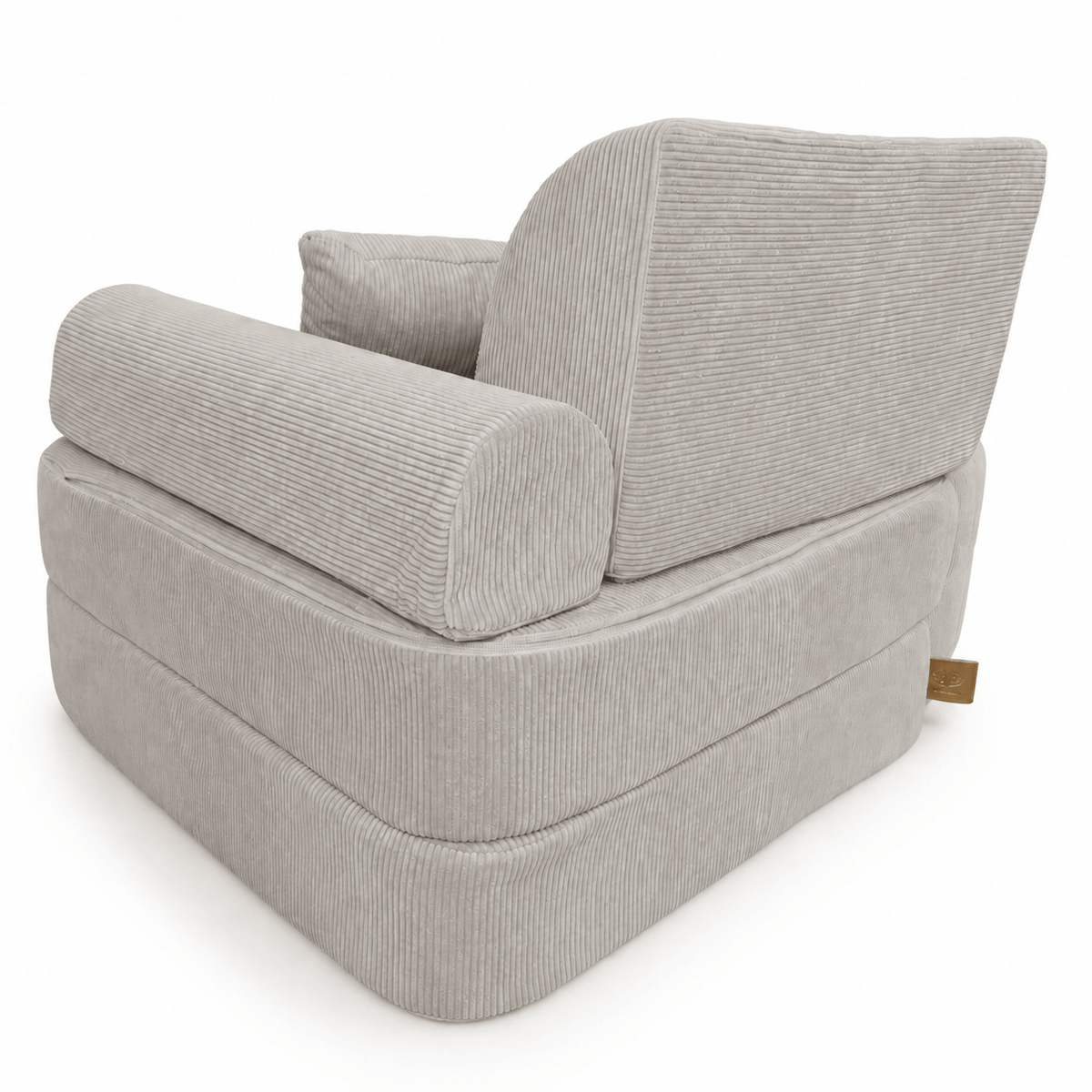 Kindersessel 3-in-1 Max Premium Cord - faltbare Kindercouch & Spielmatratze - Slim Cord Edition