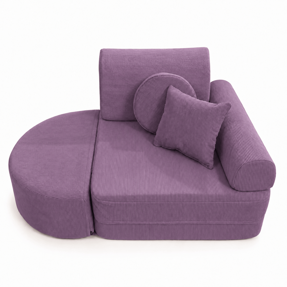 Kindersessel 3-in-1 Max Premium Cord - faltbare Kindercouch & Spielmatratze - Slim Cord Edition