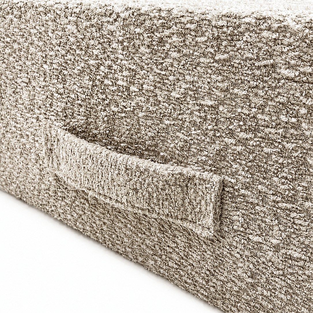 Hüpfpolster Bouclé - 80x80cm