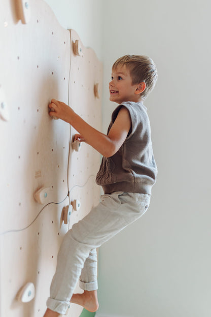 Klimwand voor kinderen, verschillende vormen