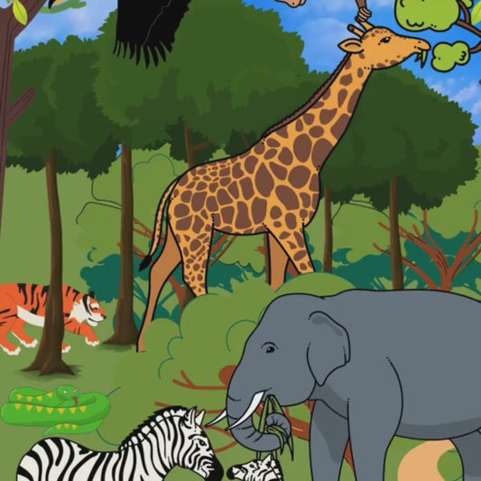 Motor Skills House / Activity Board Zoo