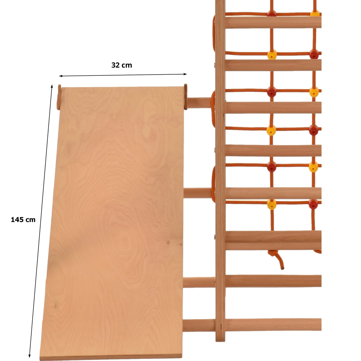 Rutschbrett / Hühnerleiter / Rampe - Zubehör zum Kletterdreieck