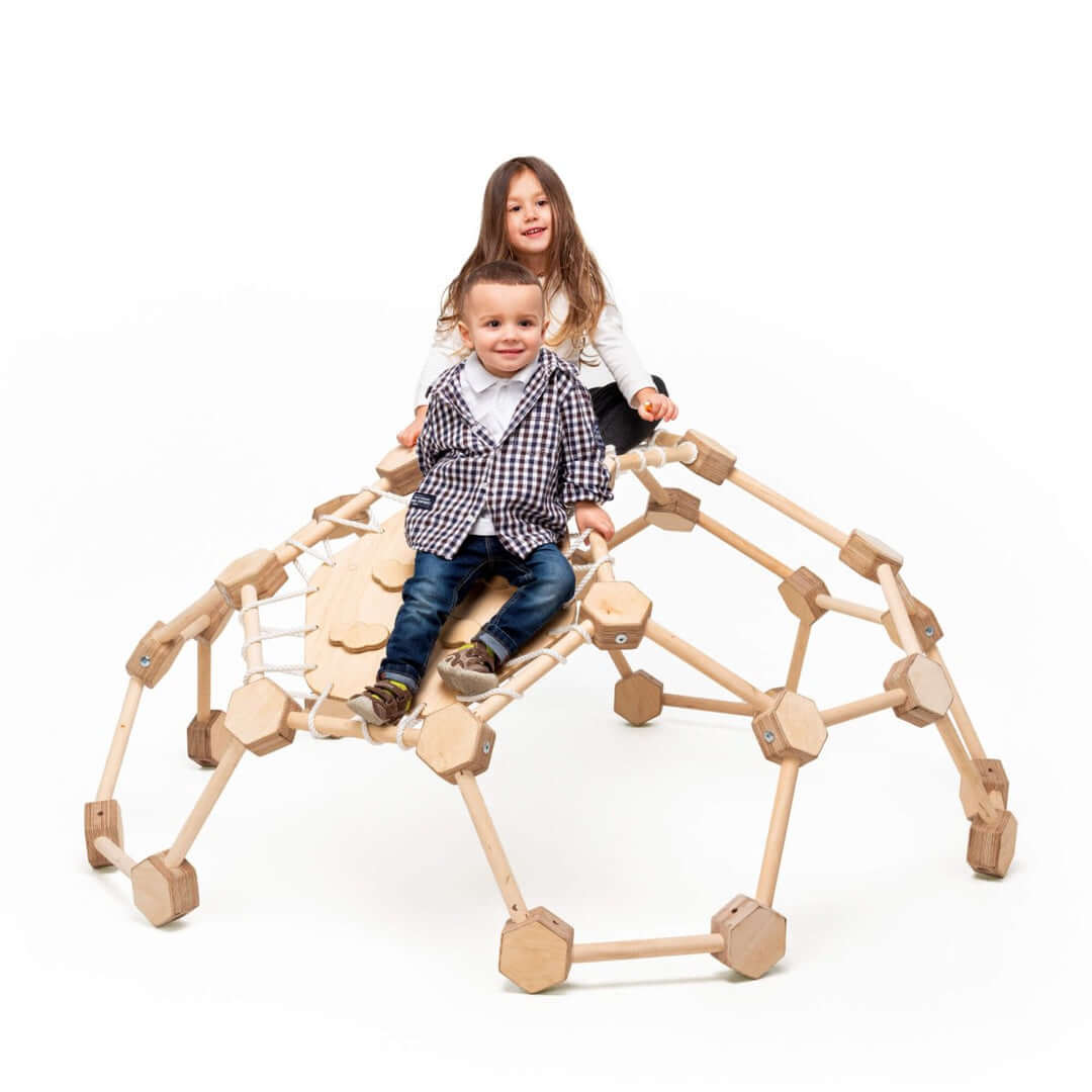 Wooden climbing frame Geodome / climbing dome for children 2-6 years
