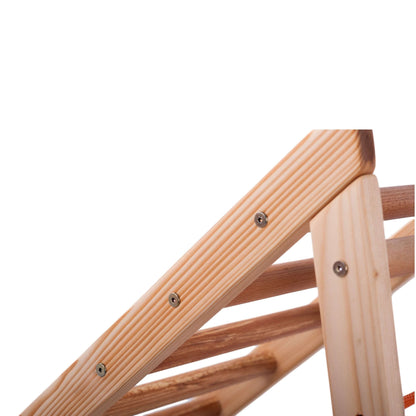 Klimdriehoek COMPACT met ladder &amp; klimnet, verschillende kleuren