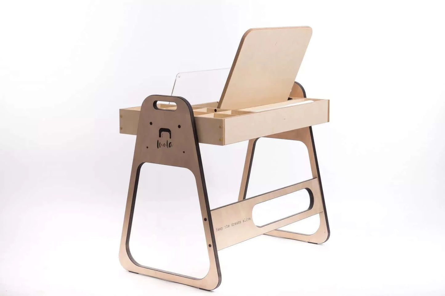 Set of writing and drawing table with chair "Leni"