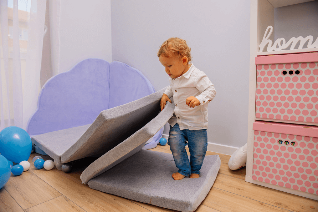 MeowBaby® Square Folding Mattress Square playmat Playmat for children