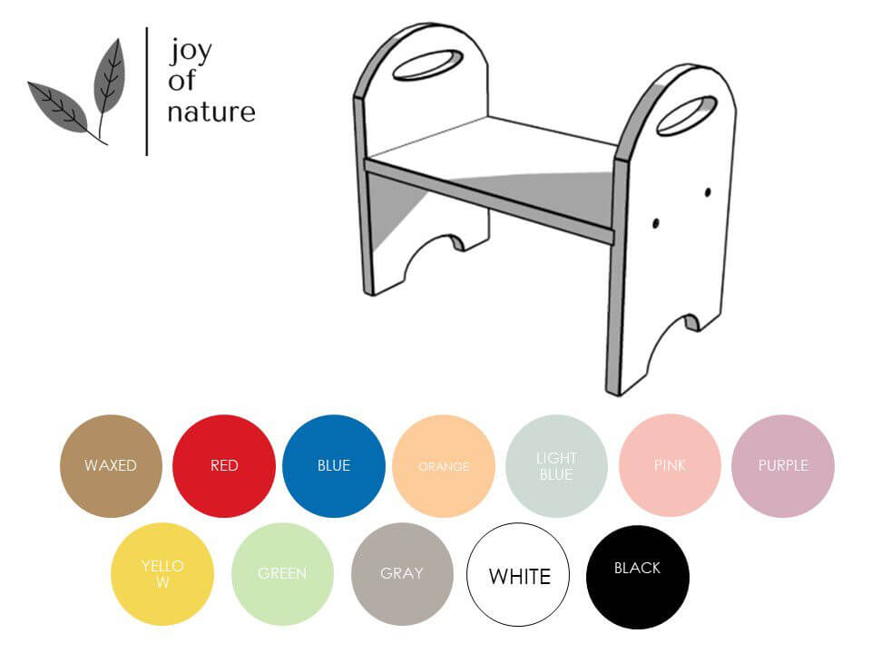 Children's step stool (personalised)