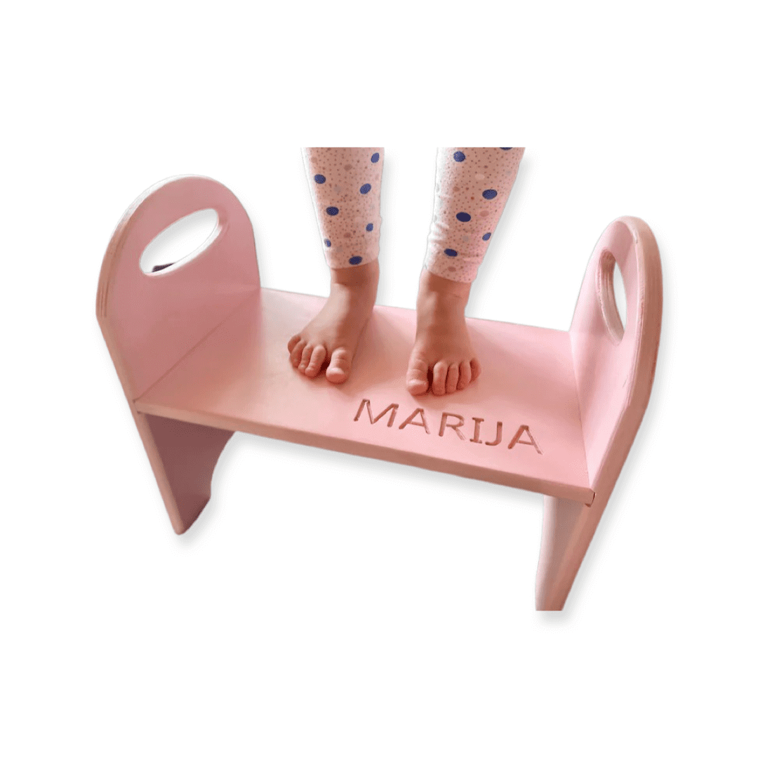 Children's step stool (personalised)